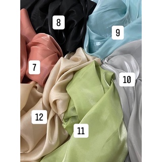 ❤️‍giá sỉ ❤️‍ vải voan tơ sống organza óng ánh nhiều màu pha phối, lên váy đầm kiểu xinh xịn