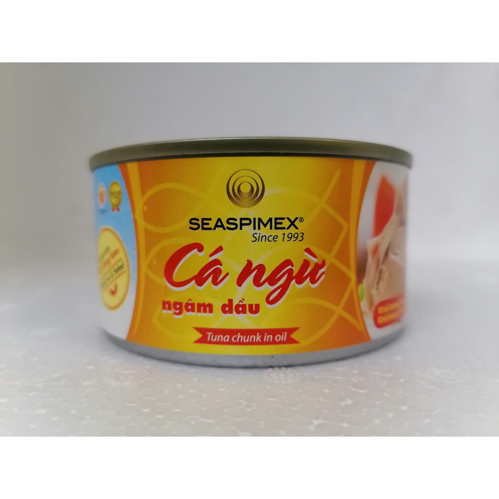 [Hộp 185g] CÁ NGỪ NGÂM DẦU [VN] SEASPIMEX Tuna chunk in oil