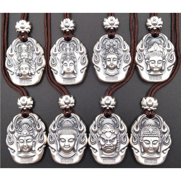 Mặt Dây Chuyền Bất Động Minh Vương - Khắc Om Mani Padme Hum - DC5346