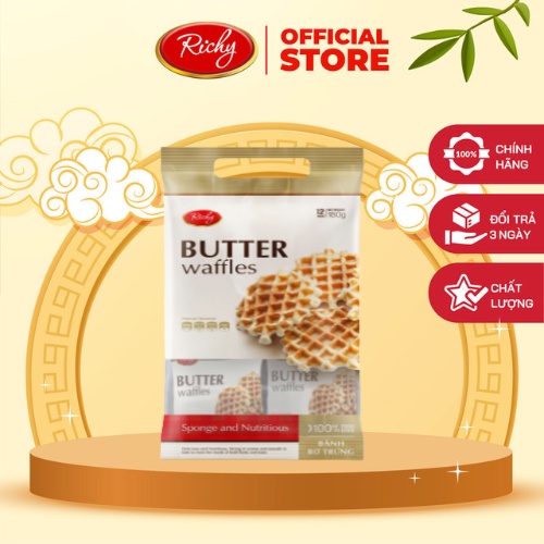 Bánh Bơ Trứng Richy túi 180g