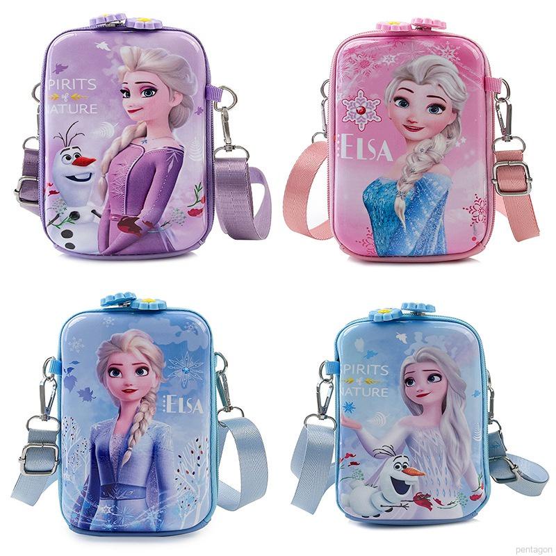 Túi đeo chéo hình hoạt hình Nữ hoàng băng giá cho bé