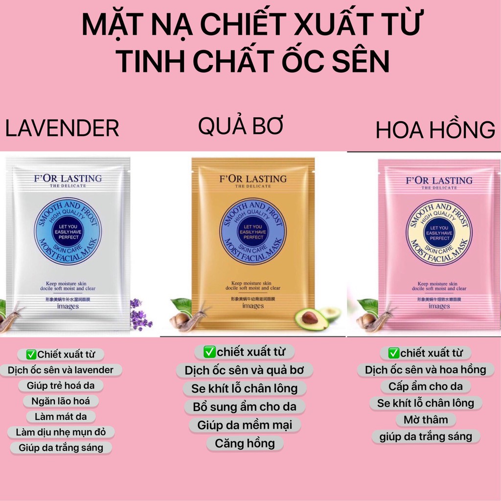 N20 [RẺ VÔ ĐỊCH] Mặt nạ giấy dưỡng da dưỡng trắng cấp ẩm thải độc chống lão hóa Hyaluronic Images