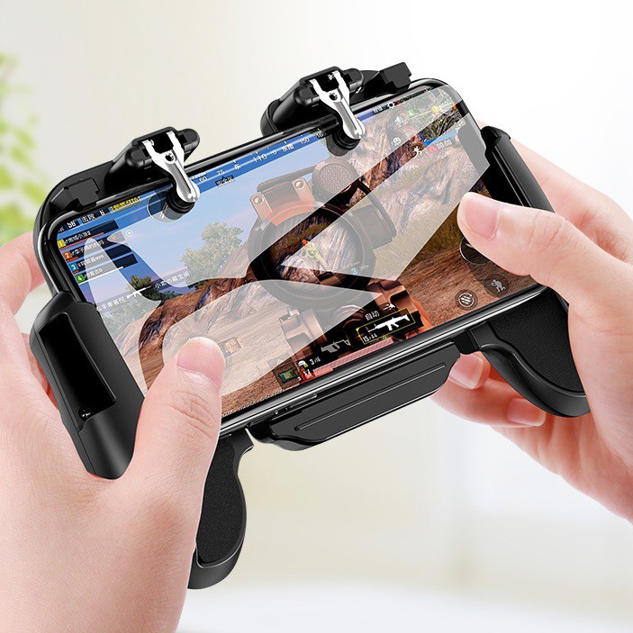 Tay Cầm Game H5II QUẠT TẢN NHIỆT Chơi Pubg, Ros, Free Fire Controller, LIÊN QUÂN mã H5II JM88