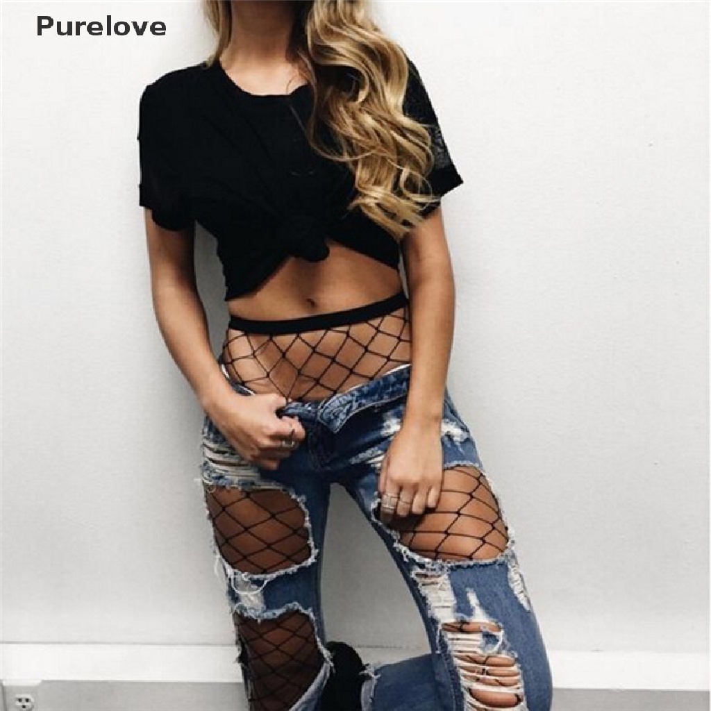 (Purelove) Vớ Lưới Cá Màu Đen Với Kích Thước Bán Chạy Nhất