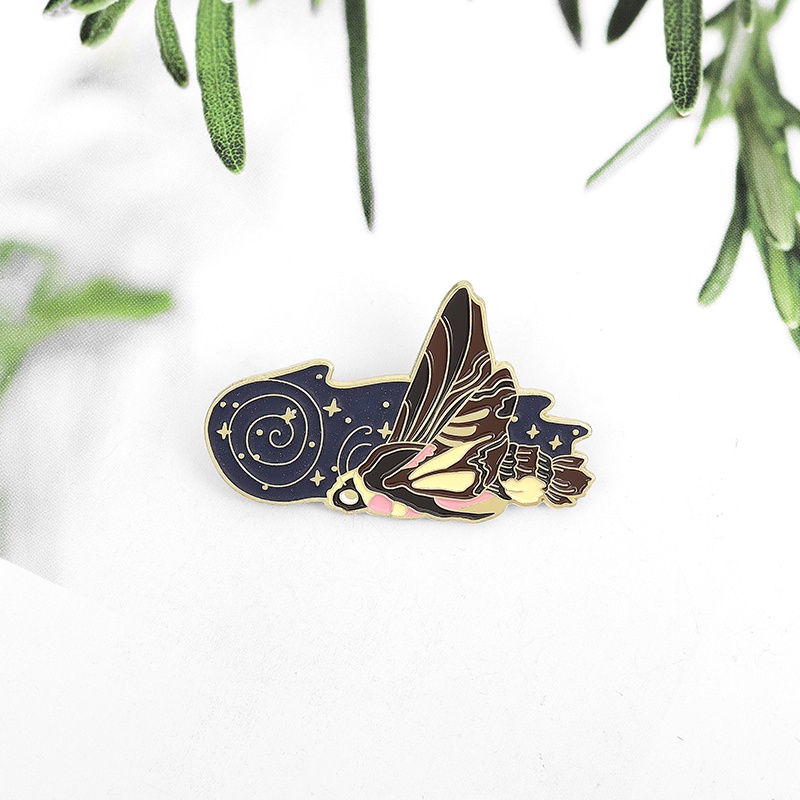 Ghim Cài Áo Hình Hành Tinh Phản Quang Độc Đáo