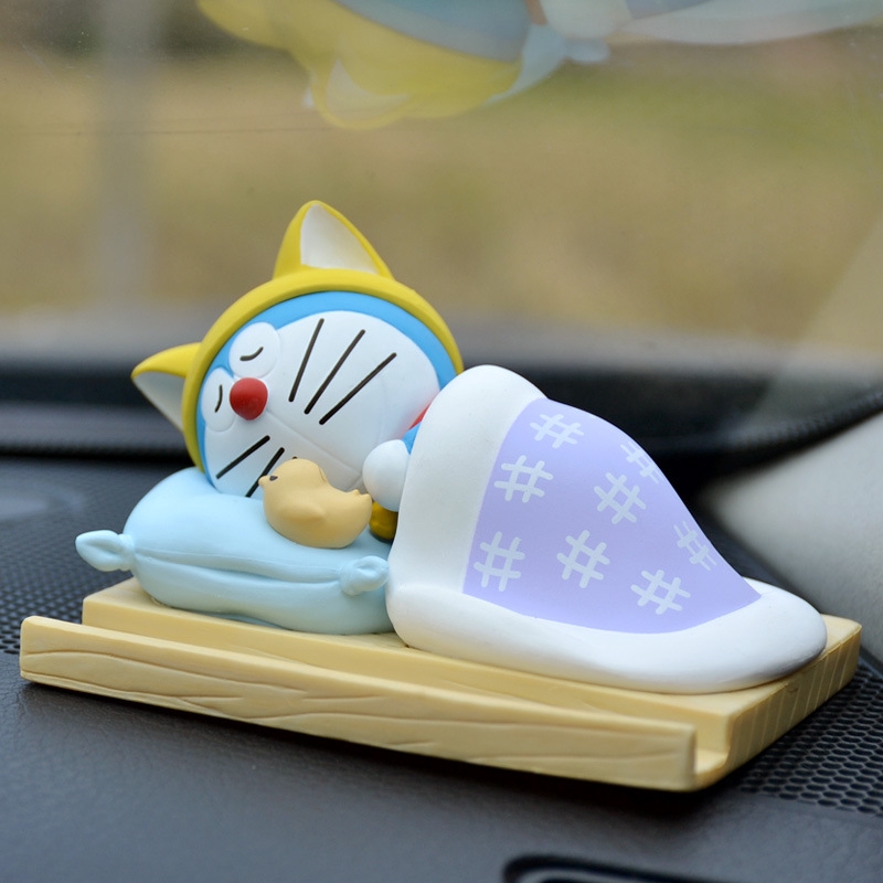 Giá Đỡ Điện Thoại Hình Doraemon Xinh Xắn Trang Trí Nội Thất Xe Hơi