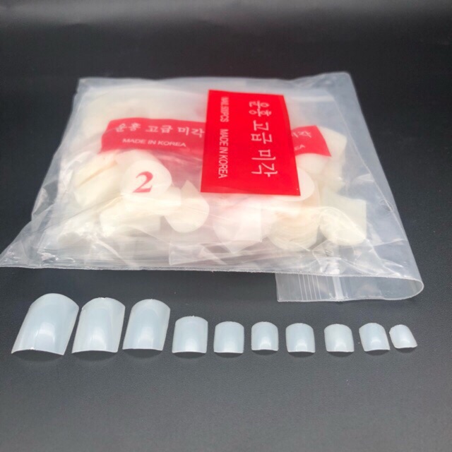 Móng úp chân hàn quốc(500c/bịch)