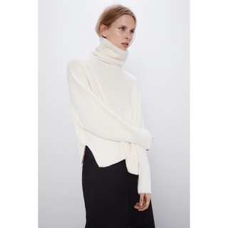 Áo Len Nữ OverSize Cổ Lọ Mềm ZA
