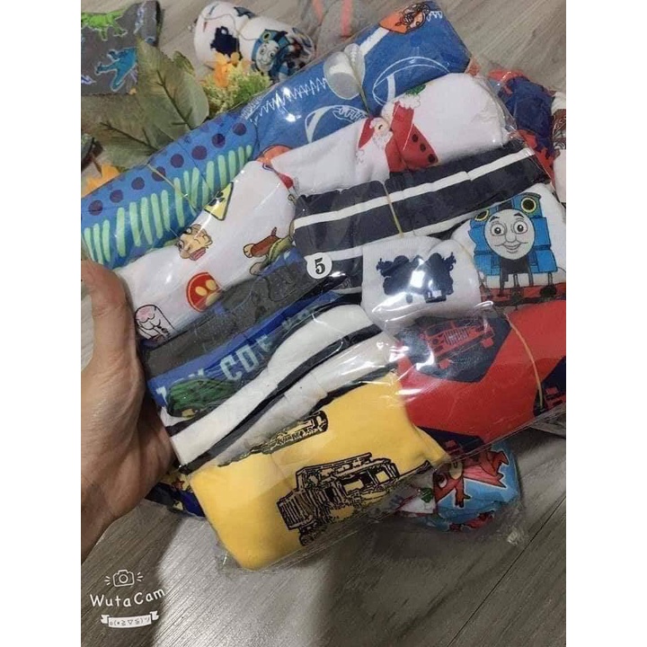 Sét 10 Quần chục đùi cotton cho bé trai bé gái - giao màu và hình ngẫu nhiên theo giới tính - 8-22kg