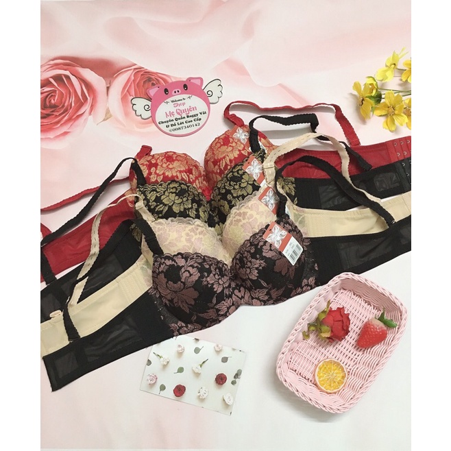 Áo lót ren không mút có gọng- nâng ngực gọn gàng- chống xệ siêu tốt