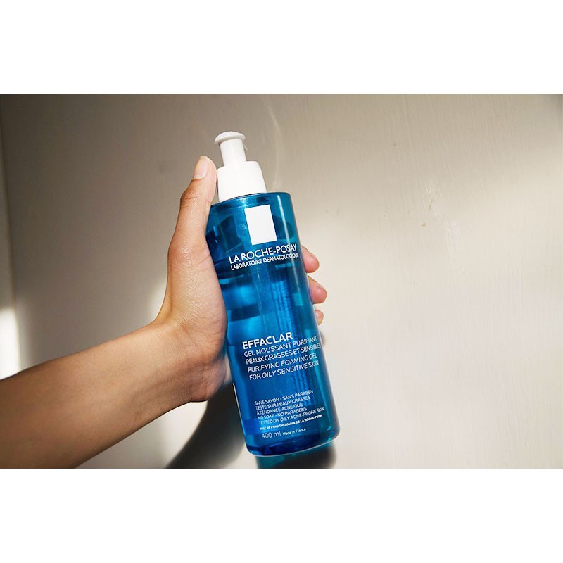 Sửa rửa mặt dạng gel tạo bọt cho da dầu và nhạy cảm La Roche-Posay Effaclar 400ml | BigBuy360 - bigbuy360.vn