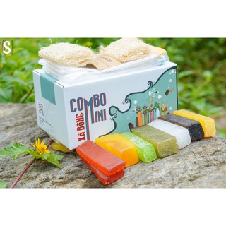  500g xà bông thảo dược Sinh Dược TẶNG túi lưới tinh dầu thiên nhiên 
