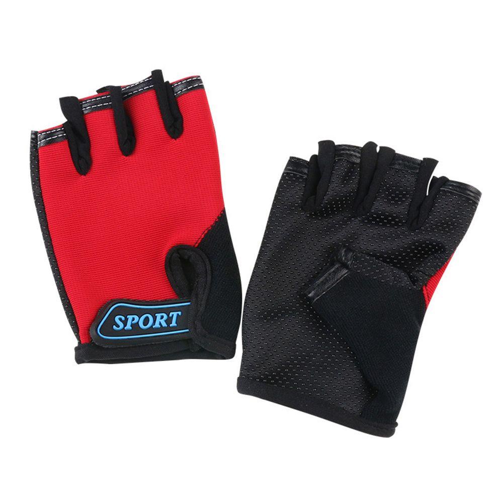 Găng Tay Thể Thao Nửa Ngón Co Giãn Chống Trượt Cho Trẻ Em VANES1