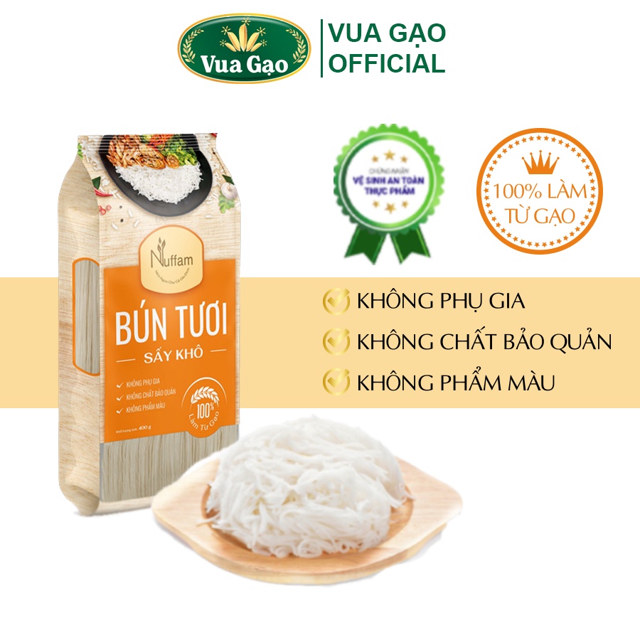 [MUA 3 TẶNG 25K] Combo Hương Gạo Việt + Bún Tươi Sấy Khô - Bánh Tráng Gỏi Cuốn