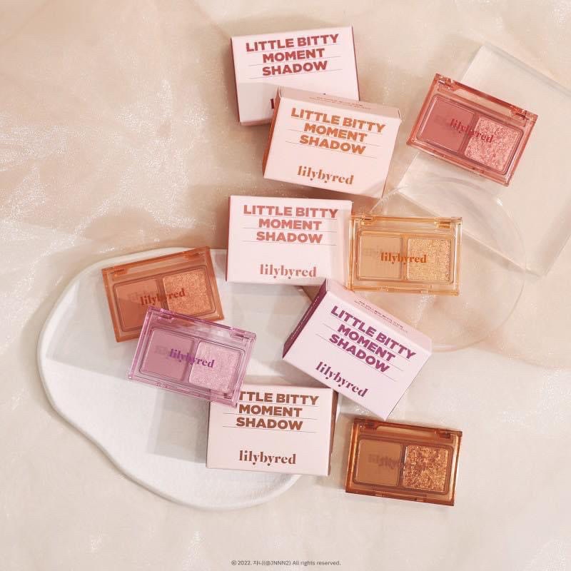 PHẤN MẮT 2 Ô LILYBYRED LITTLE BITTY MOMENT SHADOW