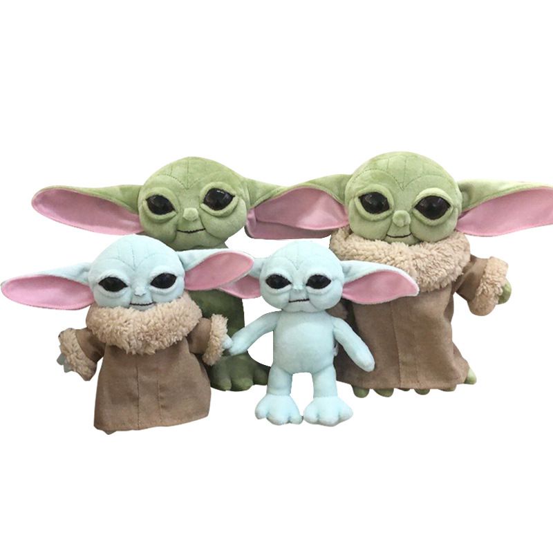 Đồ chơi nhồi bông 15cm-30cm búp bê em bé Yoda Star Wars Disney hoạt hình làm quà tặng trang trí dễ thương