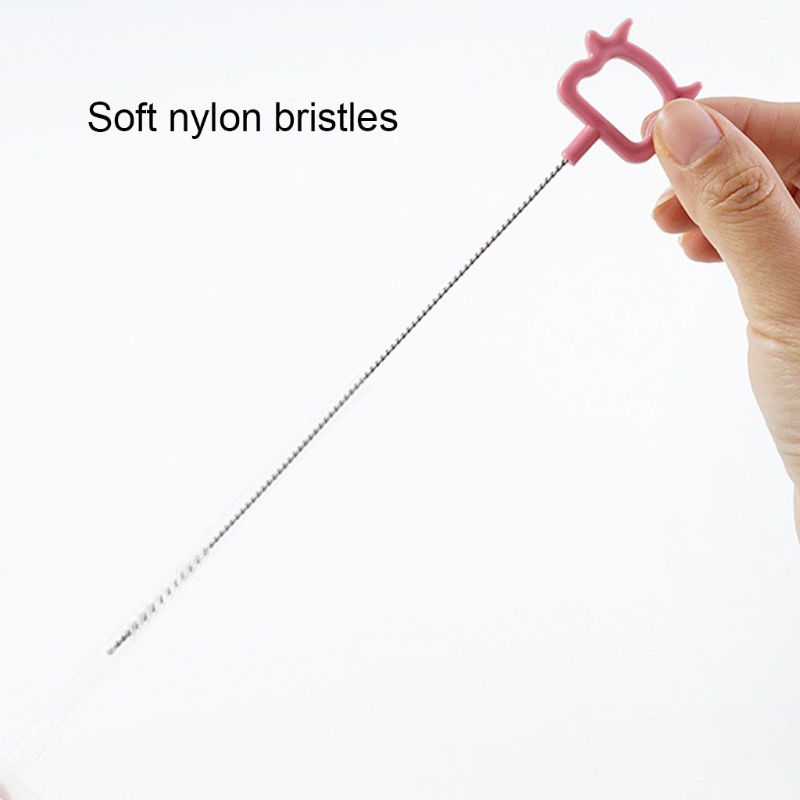 Bộ Cọ Rửa Bình Sữa Em Bé Có Tay Cầm Xoay Tiện Dụng