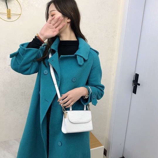 Túi xách nữ  MINT STORE  Túi đeo chéo đẹp vân rắn đi chơi cao cấp PK 412