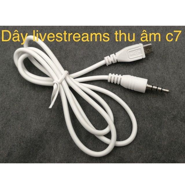 [Mã ELHACE giảm 4% đơn 300K] Dây mic livestreams c7