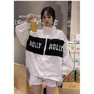 Áo Khoác Dù Holy, 2 Lớp Thời Trang, Chống Nắng, Đi Mưa Hiệu Quả