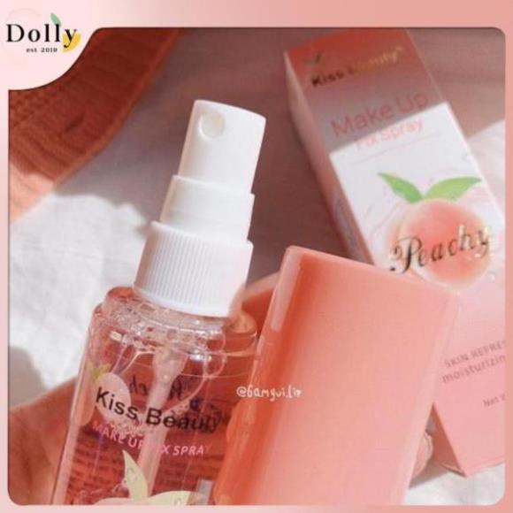 [Freeship-Hàng Chính Hãng] Xịt Giữ Lớp Nền Cố Định Lớp Trang Điểm Kiss Beauty ĐÀO 75ML MP3 | BigBuy360 - bigbuy360.vn