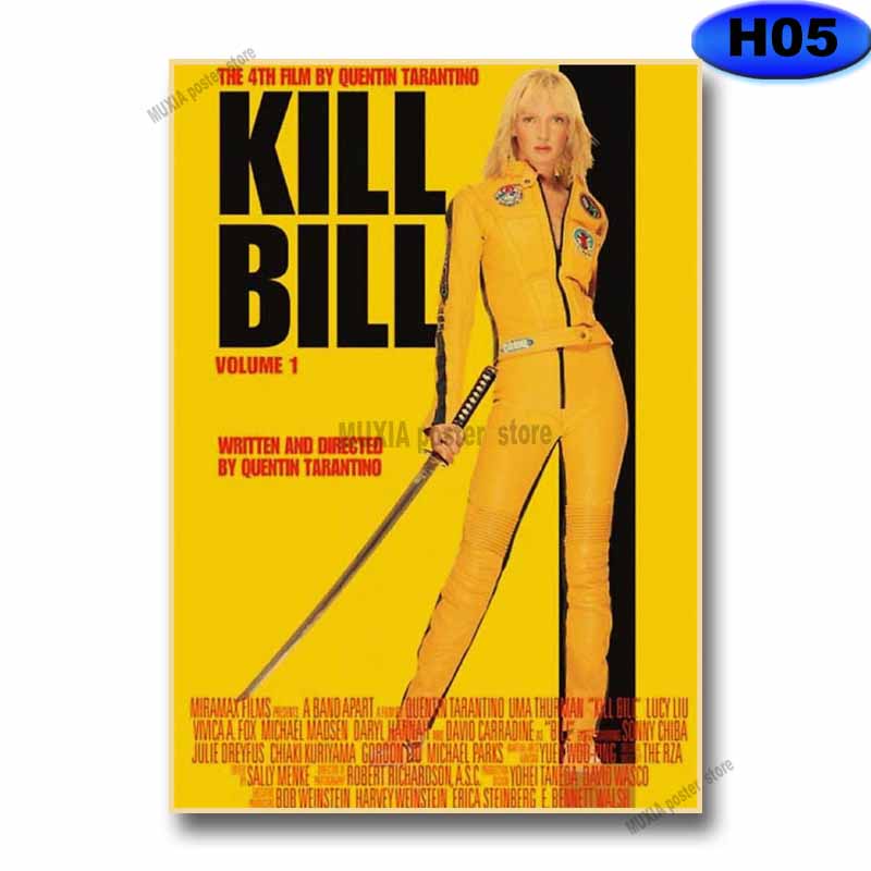 Poster Dán Tường Trang Trí In Hình Phim bad boys / kill bill / rambo 42x30cm