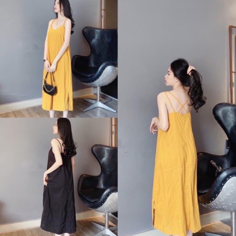 [Mã FAXANH1505 giảm 10K đơn 50K] VÁY ĐŨI ĐAN DÂY 2 DÂY | BigBuy360 - bigbuy360.vn