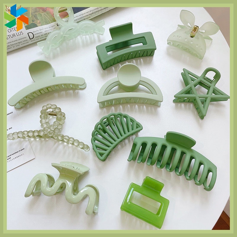 Kẹp Tóc Càng Cua Acrylic Nhiều Màu Sắc Thời Trang Dành Cho Nữ CFH JP6