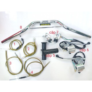 ghi đông xe 68 72 CL combo tám món