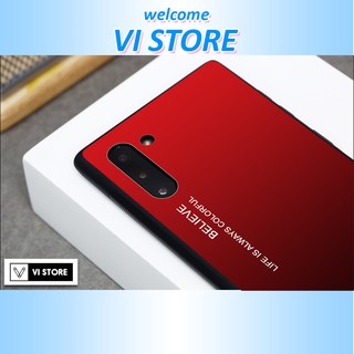 Ốp lưng kính cường lực Samsung Galaxy Note 10 - Gradient edition