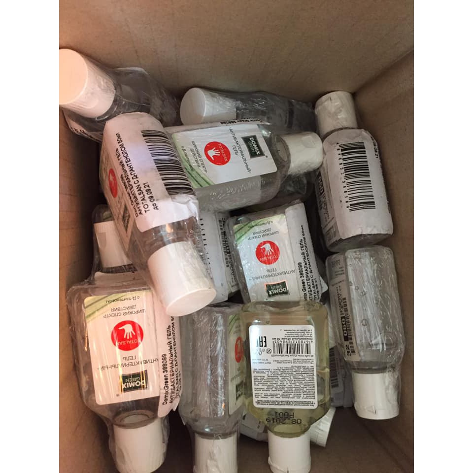 Gel rửa tay khô Domix của Nga chinh hãng 50ml