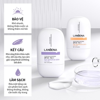  Kem Chống Nắng Lanbena Ngăn Chặn Ánh Nắng Mặt Trời Làm Tươi Mới Làn Da Làm Trắng Da 30ml 
