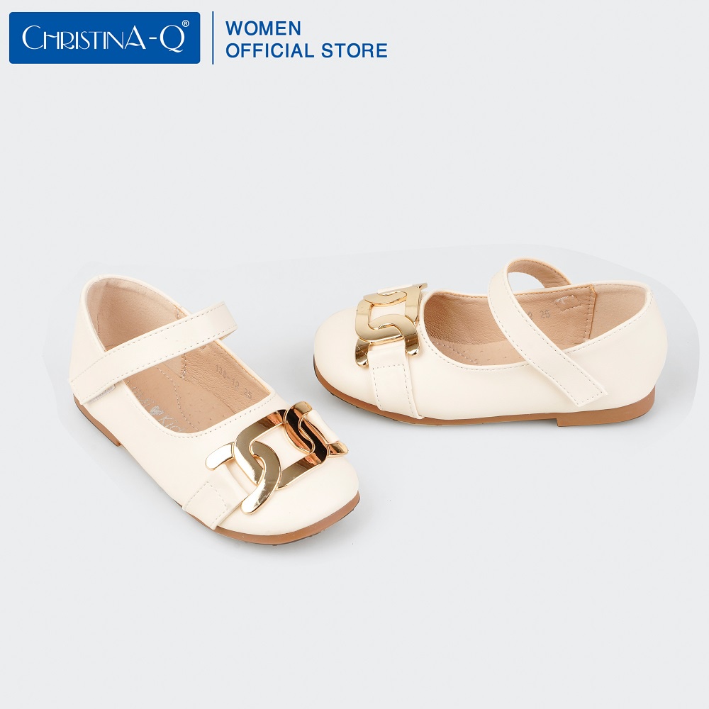 Giày Búp Bê Bé Gái Gắn Khoen ChristinA-Q GTE345