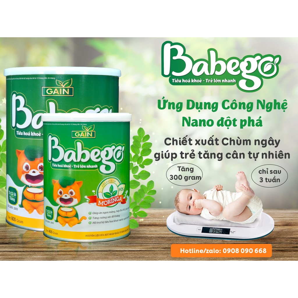 Sữa Babego Colostrum Moringa 800g