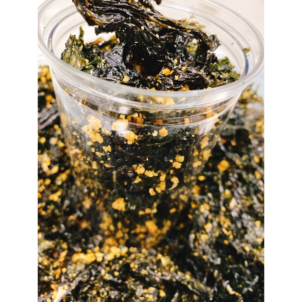 RONG BIỂN TỎI MÈ, pet 150g, loại ngon