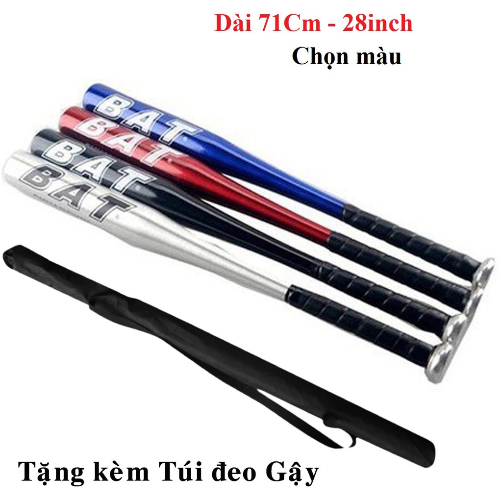 Gậy Bóng Chày 28 inchs - 71cm – Tặng Kèm Túi Đựng Cao Cấp – Chọn Màu - Hợp Kim Cao Cấp