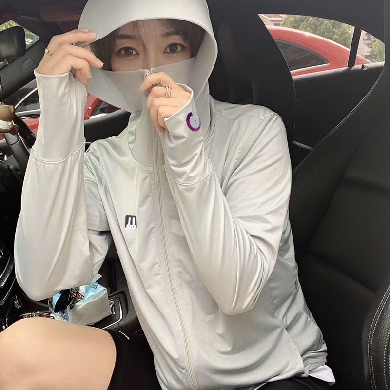 Áo Khoác Cardigan Có Mũ Tay Dài Thoáng Khí Thời Trang Mùa Hè Cho Nữ