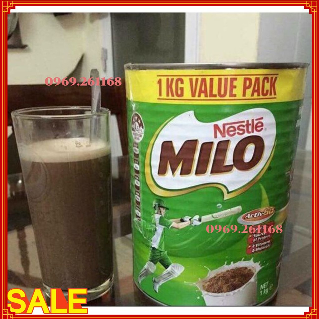 [Date 2022] Sữa bột Milo Úc Hộp 1Kg - 100% Authentic