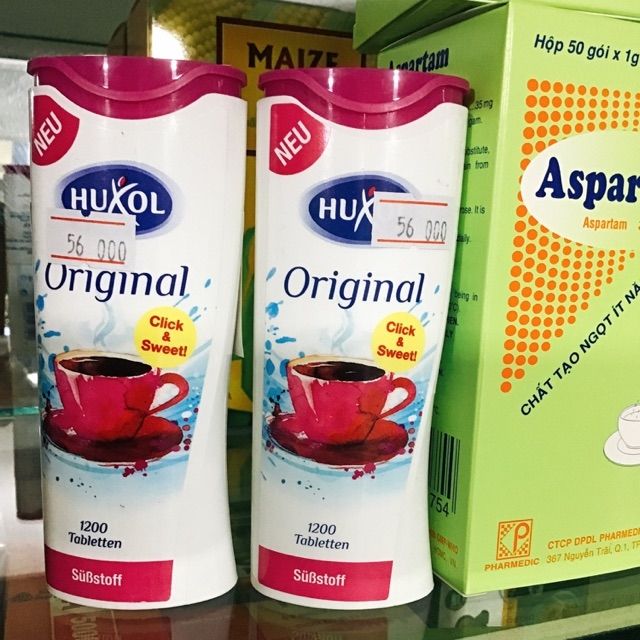 Đường ăn kiêng của Đức : Huxol original (1200 viên) date xa