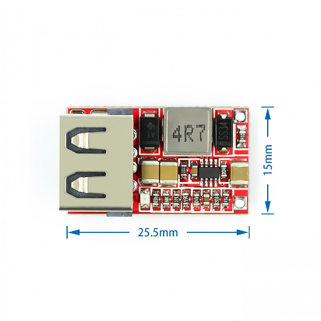 DC 6-24V 12V/24v to 5V USB Output charger step down Power Module Mini DC-DC Step Up Boost Module Power Adjustable buck Converter