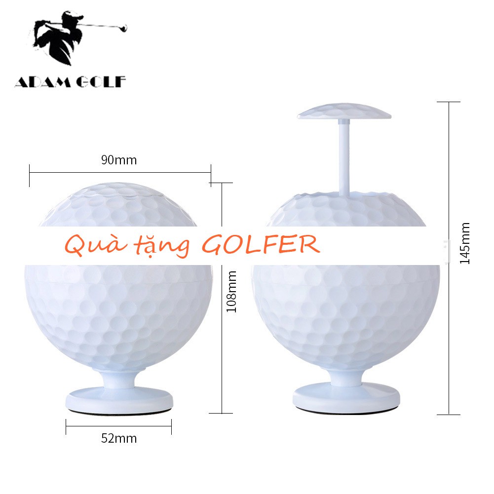 Loại 1 - Quà tặng người chơi Golf - hộp để tăm hình bóng Golf để bàn