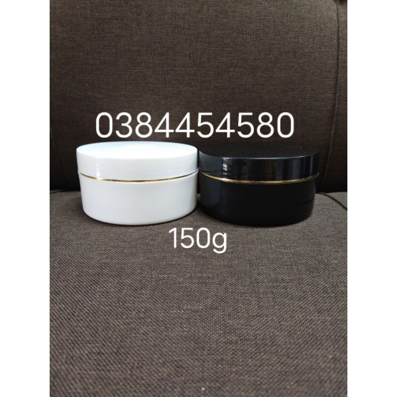 Hũ đựng kem body 150 gam/ hũ nhựa/ hũ chiết mỹ phẩm