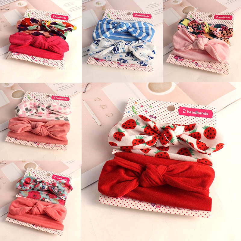 Set 2 Băng Đô Hoa Xinh Xắn Cho Bé Gái