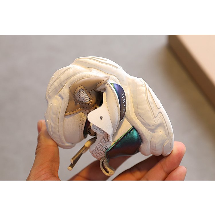 Giày thể thao da có dây rút chất lượng cao cho bé 1-18 tuổi