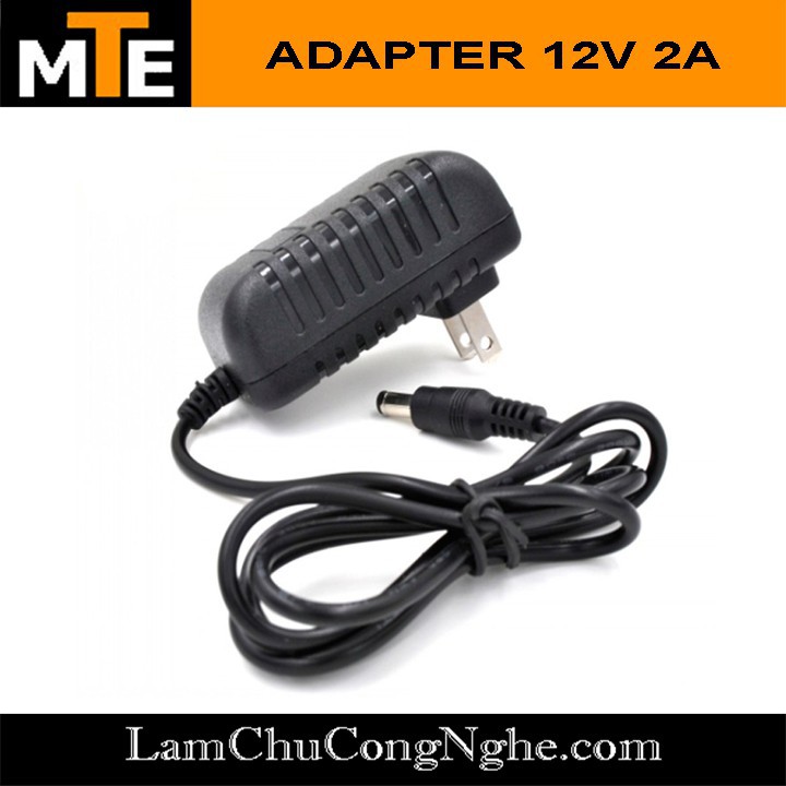 Mới! Nguồn adapter 12V 2A jack DC 5.5 * 2.1 mm -  nguồn camera