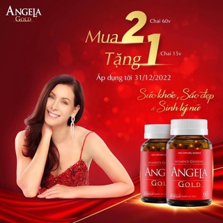 Sâm Angela Gold hộp 60 viên có tem tích điểm