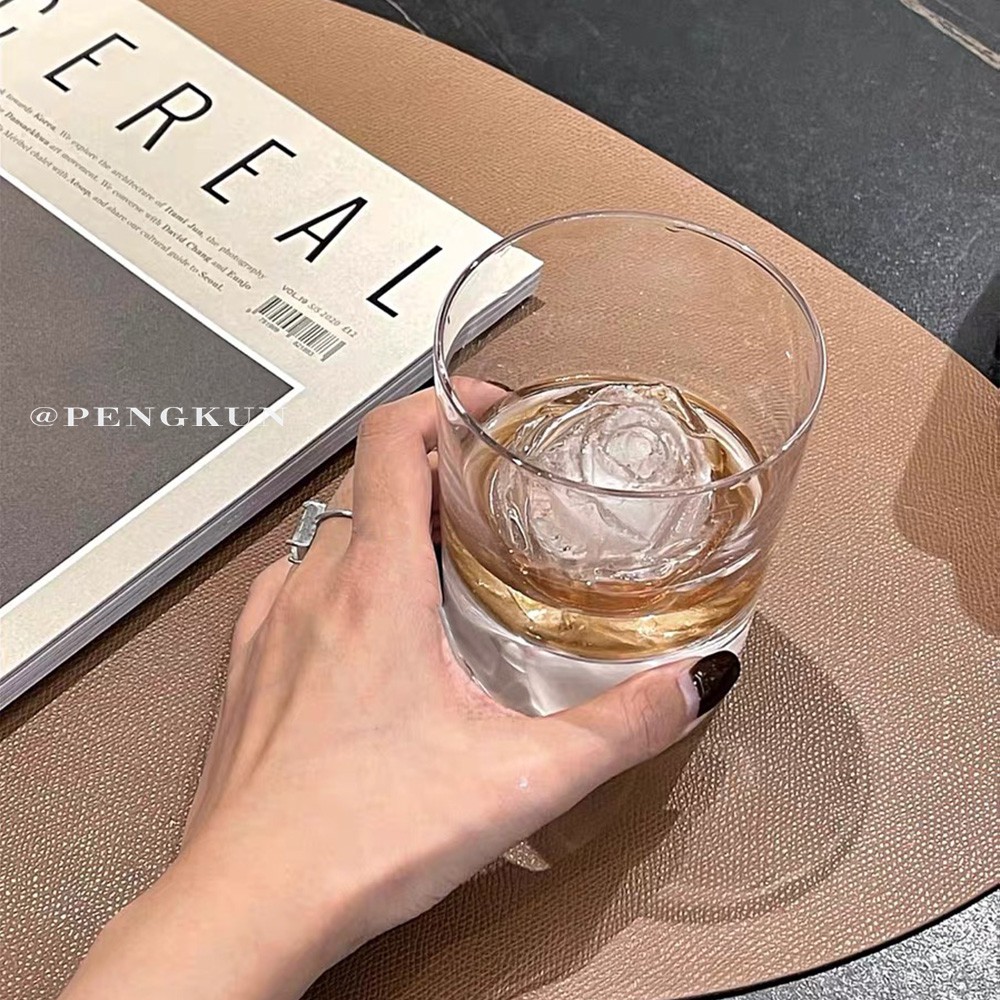 Khuôn làm đá viên/nến/sáp hình hoa hồng/hình tròn lớn handmade bằng silicone