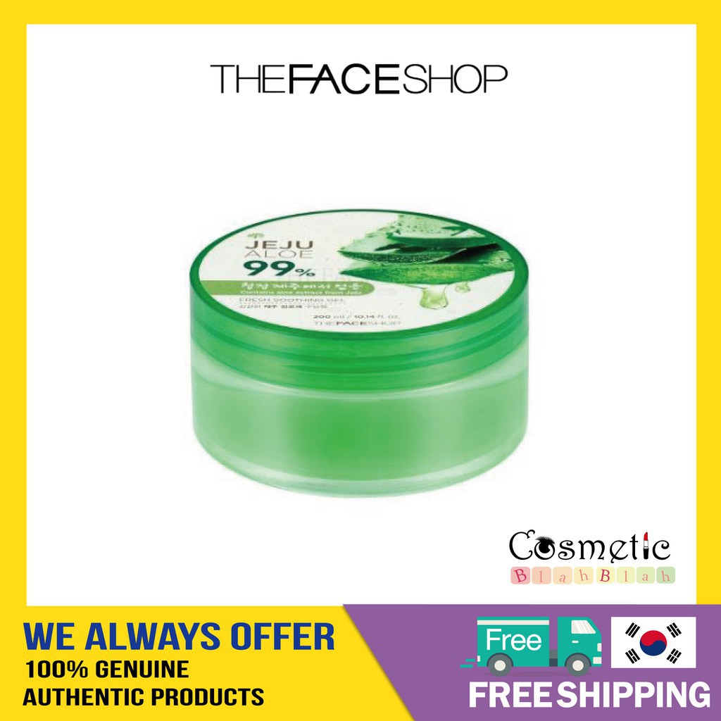 (Hàng Mới Về) Gel Lô Hội 99% Làm Dịu Da Thương Hiệu The Face Shop