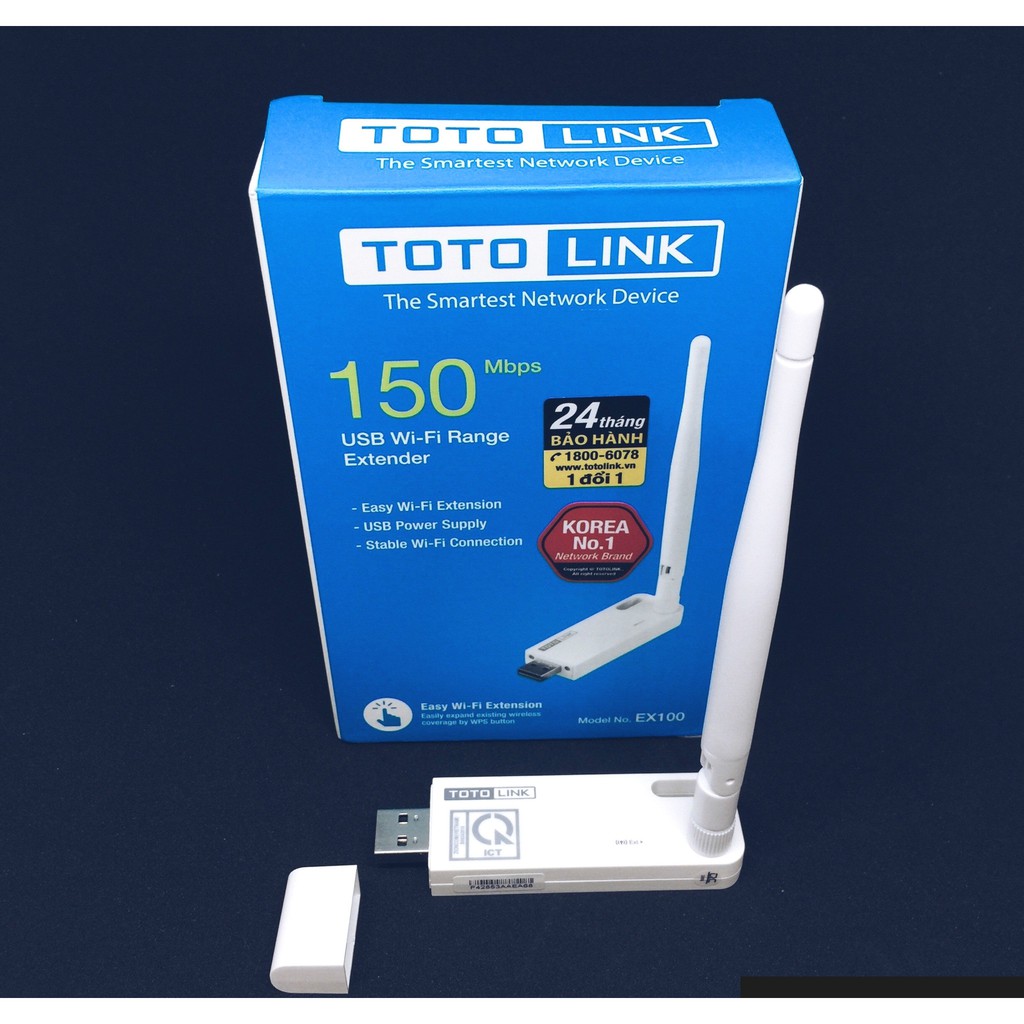 Thiết bị Kích sóng WiFi Totolink EX100