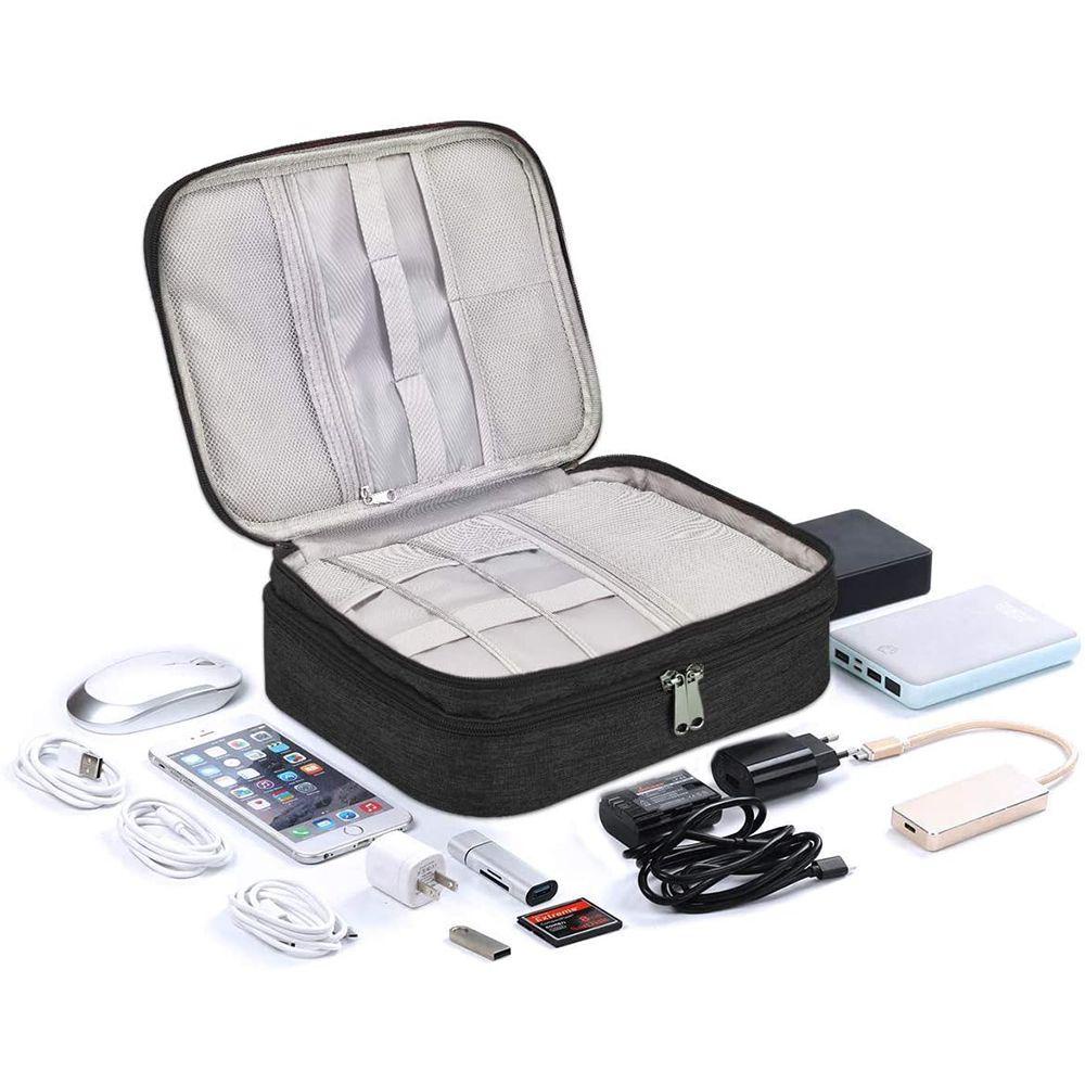 Túi Đựng Cáp Sạc Dự Phòng HDD Ba Tầng Tiện Dụng